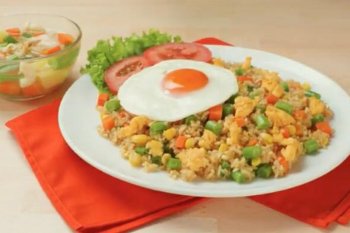 Resep nasi goreng kaya serat untuk sarapan