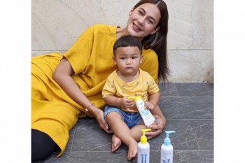 Anak Baim Wong jadi duta merek 'skincare' anak-anak