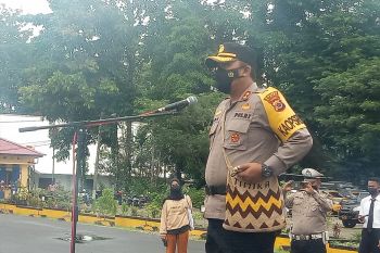 Polres Mimika bersama warga bangun 79 Pos Peka