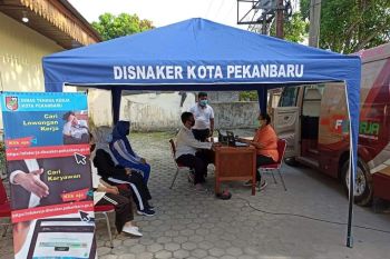 Tekan pengangguran, Disnaker Pekanbaru buka layanan kartu kuning dan loker keliling