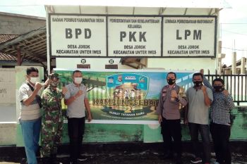 Desa Jorok pasang portal siap sukseskan Program Kampung Sehat NTB 2