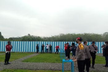 Lapangan tembak Polres Dharmasraya diresmikan