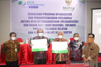 Baznas Sulsel ikutkan relawan ke program jaminan sosial BPJAMSOSTEK