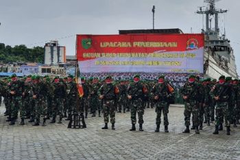 Danrem 172/PWY terima Satgas Pamtas RI-PNG di wilayah Kodam XVII/Cenderawasih