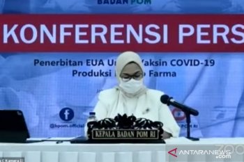 Uji sampel vaksin AstraZeneca, BPOM: aman dan dapat ditoleransi baik