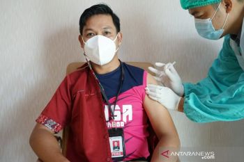 Wartawan di Palangka Raya ikuti vaksinasi COVID-19