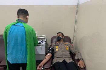 Kabid Humas Polda Lampung sudah 116 kali donor darah