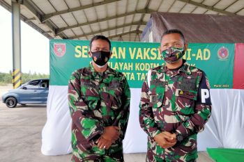 Prajurit Kodim 0907/Tarakan terima vaksin COVID-19 tahap pertama