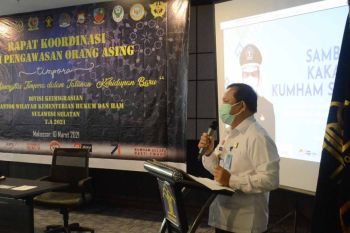 Kemenkumham Sulsel gelar Rakor Pengawasan Orang Asing