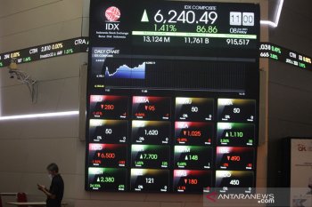 IHSG BEI ditutup menguat di tengah terkoreksinya bursa saham Asia