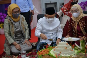 Wapres rayakan HUT ke-78 dengan sederhana