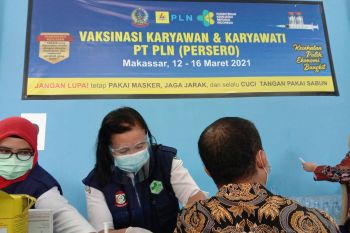 PLN targetkan 1.879 pegawai disuntik vaksin COVID-19