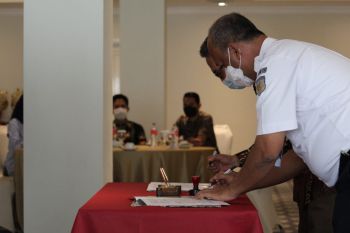 KAI Divre IV MoU dengan BPN Kab Oku tentang pemanfaatan pendaftaran sertifikat