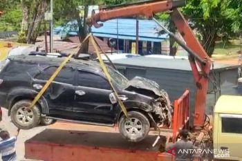 Empat  warga jadi korban  karena mobil hantam rumah
