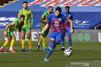 Penalti Luka Milivojevic menjadi pembeda Crystal Palace atas West Brom