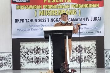 Masyarakat Camat Koto XI Tarusan usulkan 469 kegiatan pada 2022