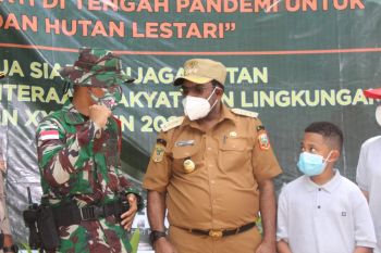 Kehadiran Satgas Pamtas RI-PNG Yonif 403/WP sangat membantu Pemkab Keerom