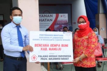 Bantuan Jamkrindo mengalir ke pengungsi gempa di Sulbar