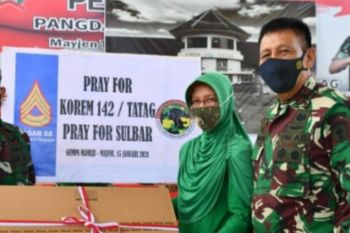 Alumni Akmil TNI bantu korban gempa Sulbar di Mamuju