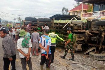 Ini penjelasan Polres Solok Arosuka soal kecelakaan truk di Nagari Koto Gadang Guguak