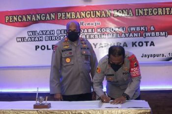 Polresta Jayapura Kota canangkan layanan publik WBK-WBBM