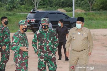 Segera definitifkan, Kasdam I/BB tinjau pembangunan Kodim Siak