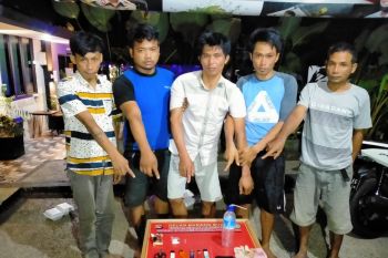 Tim Ops Narkoba Polda NTB ringkus lima terduga penyalahgunaan narkotika di Lotim