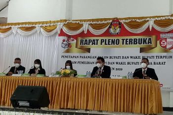 KPU Sumba Barat tetapkan bupati wakil bupati terpilih
