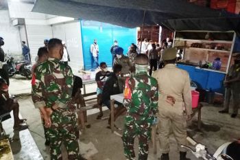 Satgas COVID-19 Kodim Jayapura rutin gelar patroli Yustisi