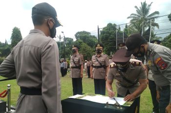 Polres Payakumbuh sertijab empat jabatan utama