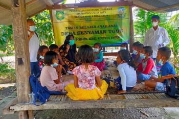 Bhabinkamtibmas Desa Jorok gelar belajar sehat