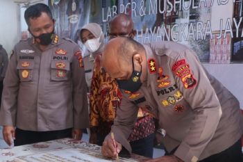 Kapolda Papua resmikan laboratorium tes usap RS Bhayangkara di Jayapura