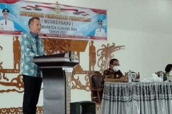 Bupati Gumas beberkan sasaran dan target pembangunan tahun 2022