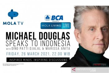 Malam ini, Michael Douglas berbagi cerita untuk penggemar Indonesia