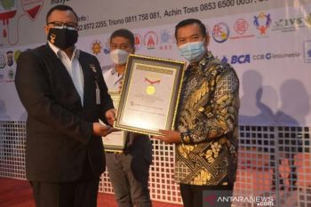 Pekanbaru raih rekor muri donor darah 4.000 kantong