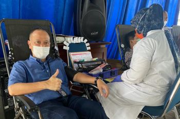 Kanwil BRI Palembang gelar donor darah