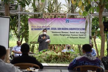 Sleman menggelar diskusi terfokus ekonomi sosial budaya di era pandemi