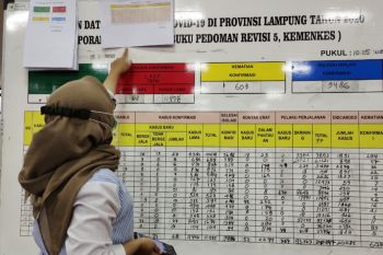 COVID-19 di Lampung  sebanysk 14.019 kasus