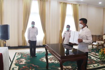 Pemkab Barut serahkan LKPD unaudited 2020  secara virtual