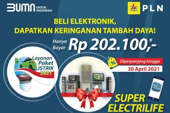 PLN perpanjang paket tambah daya super hemat bagi UMKM