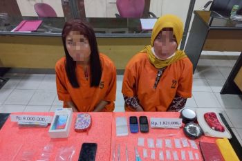 Waduh, dua wanita di Inhil jadi pengedar sabu