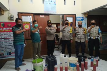 Operasi Pekat Polsek Sakti, empat penjual miras di Lombok Timur diringkus