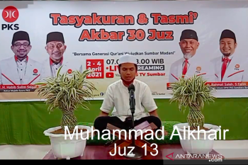 PKS Sumbar gelar setoran hafalan Al Quran 30 juz secara daring