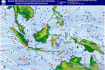 BMKG ingatkan potensi hujan lebat dan angin kencang sejumlah wilayah Indonesia