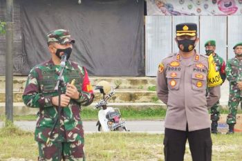 Dandim Muara Teweh pimpin apel gabungan pengamanan Paskah