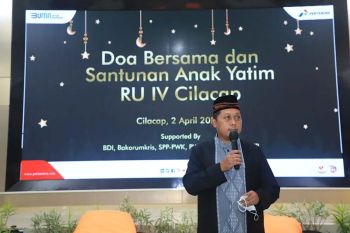 Pertamina Cilacap gelar doa bersama dan santunan anak yatim