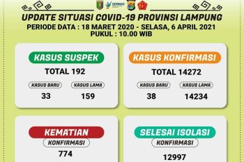 Dinkes: Jumlah pasien sembuh COVID-19 di Lampung total 12.997 orang