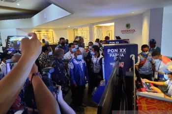 Gubernur Papua Lukas Enembe hadiri pembukaan CdM Meeting II PON XX