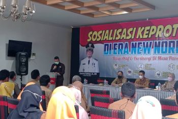 Pemkab Pesisir Barat lakukan sosialisasi keprotokolan di era new normal