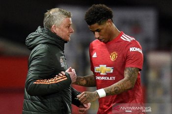 Solskjaer belum putuskan Rashford main sejak awal lawan Granada